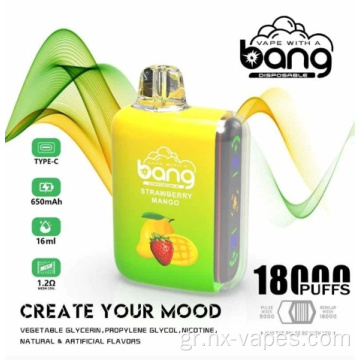 Bang 18000 Puffs Μία χρήση χονδρικής πώλησης